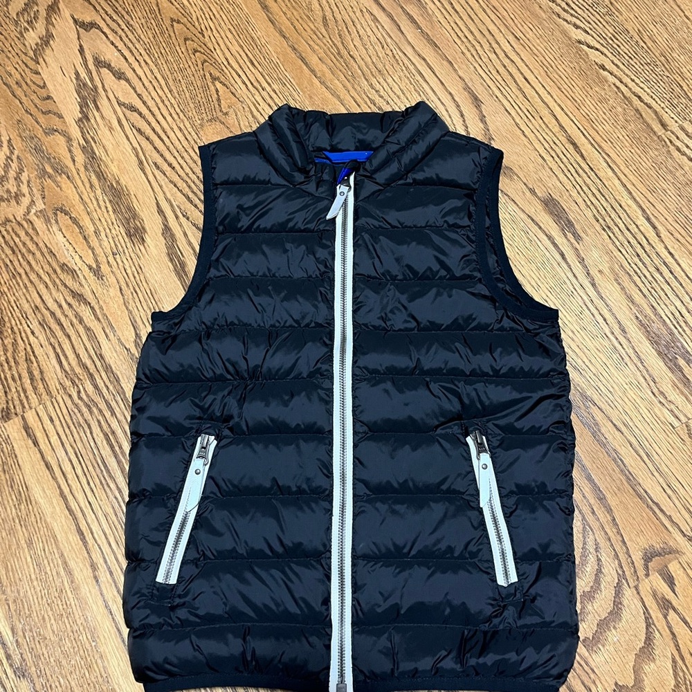 Kids Black Puffer Vest